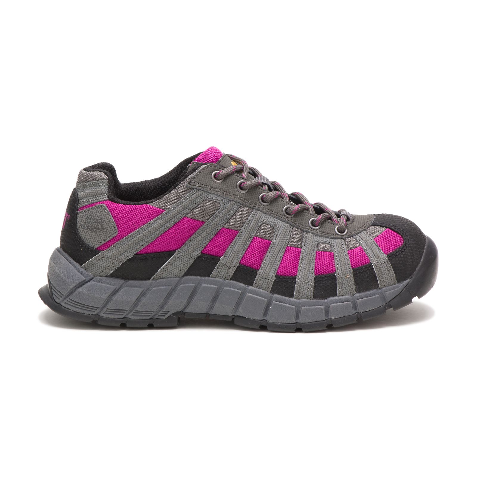 Caterpillar Switch Steel Toe Philippines - Womens Steel Toe Shoes - Grey/Pink 95426LXEM